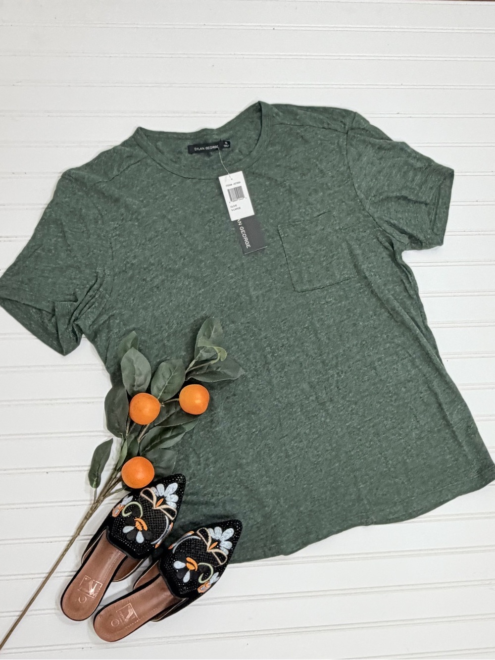 Dylan George Short Sleeve Pocket Tee